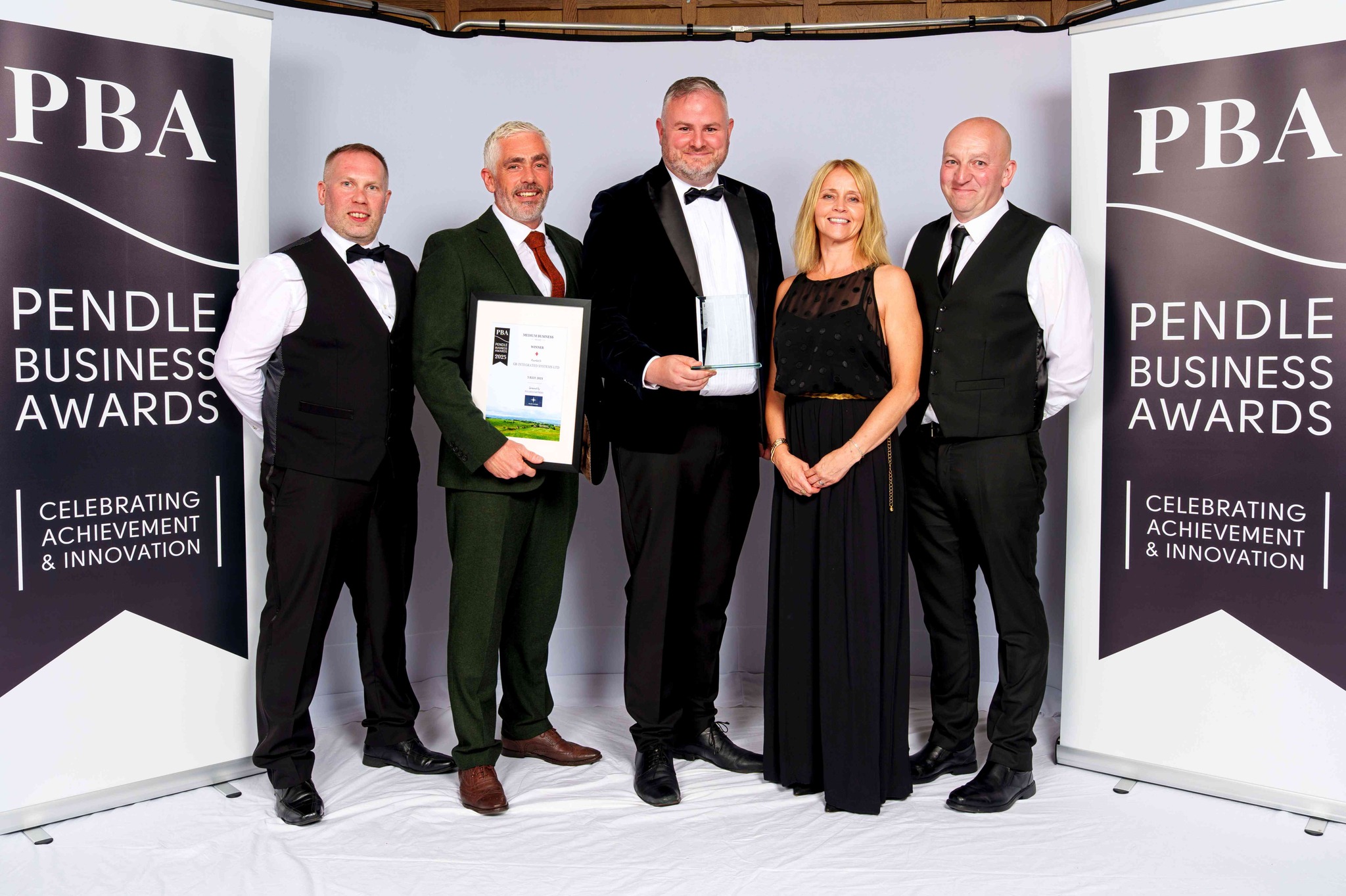 GBIS are thrilled to scoop the Medium Business Award at Pendle Business Awards