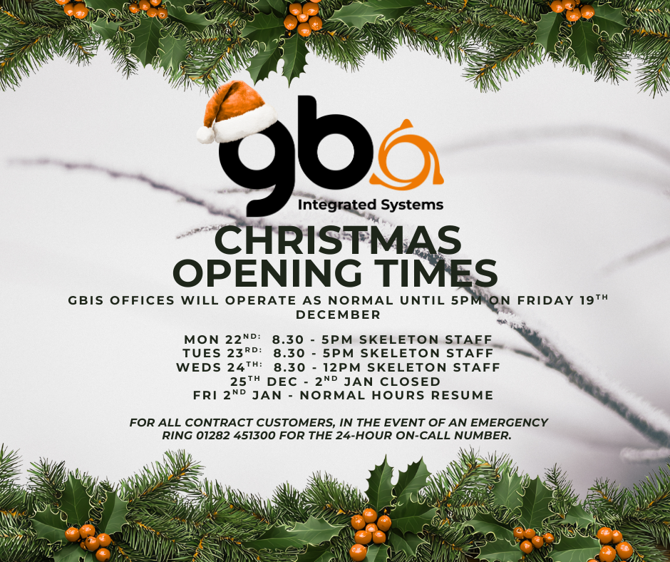 Christmas Opening Times